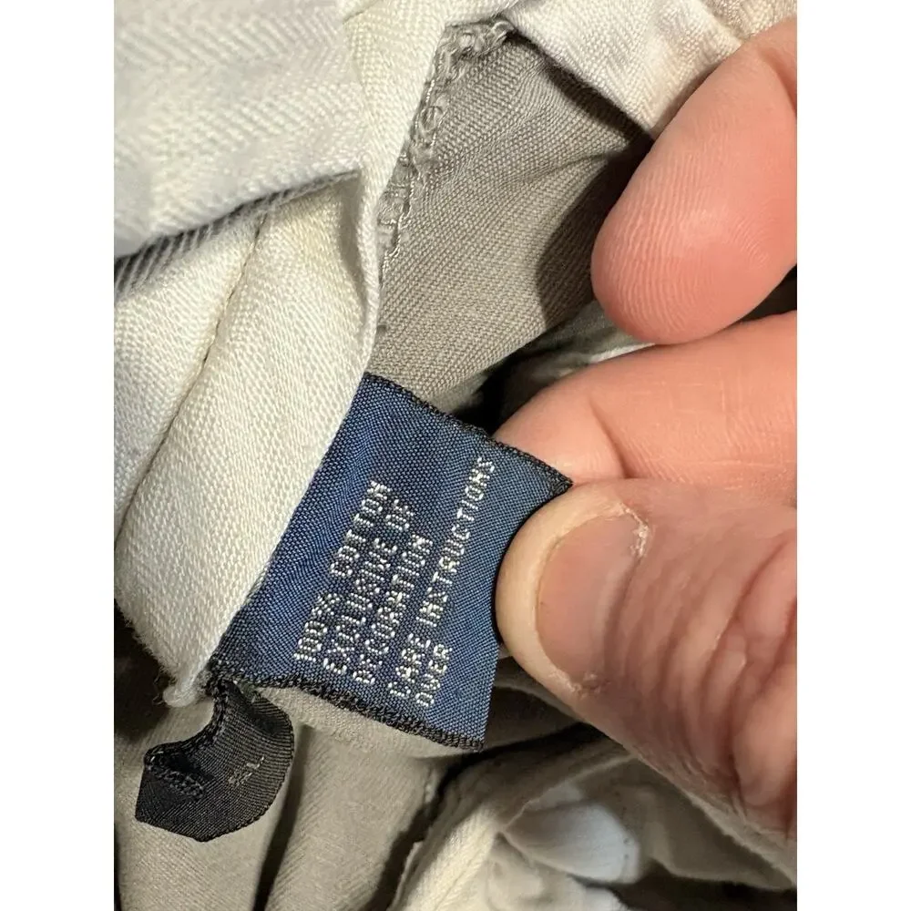 Polo Ralph Lauren Pants Mens 34x32 Grey The Preston Straight Chino Casual Preppy